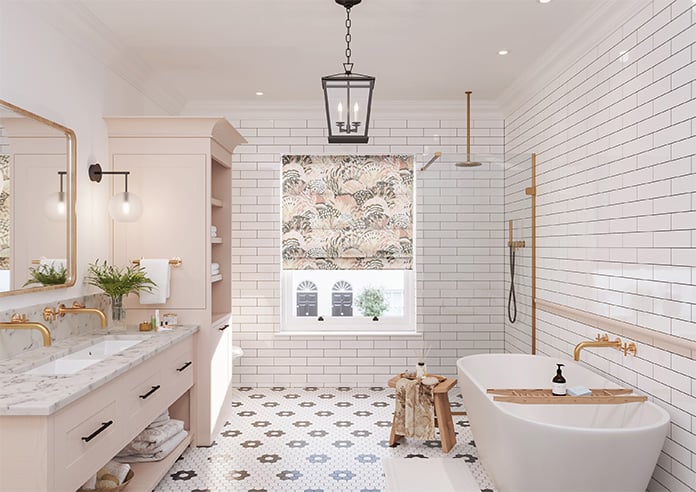 Maggie, Blush - Twist&Fit Roman Blind - Image 9